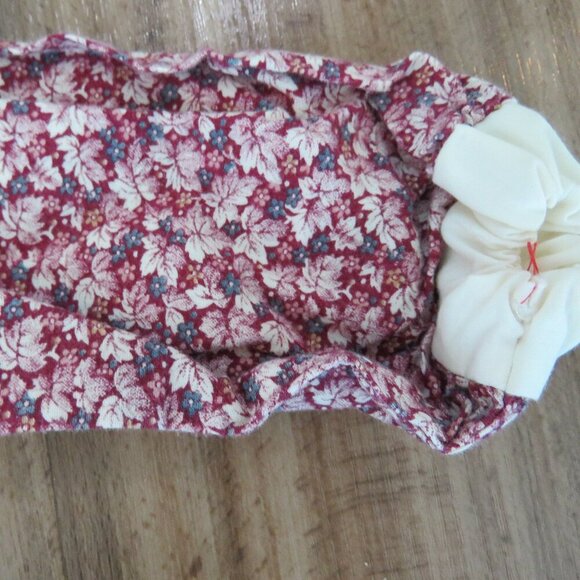 VINTAGE POLLY FLINDERS Smocked Floral Cottagecore Prairie Girl's Dress Church - Picture 7 of 13